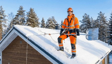 Turvallinen kattotyöskentely KouruCenter