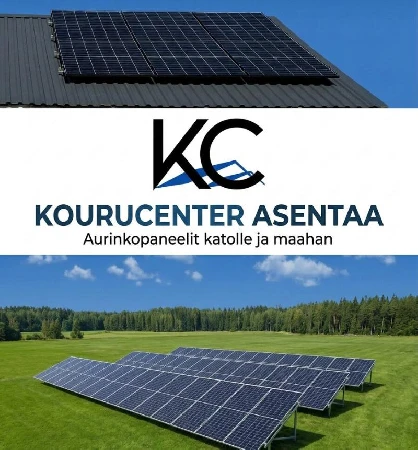 Aurinkopaneelien asennus suuriin kohteisiin