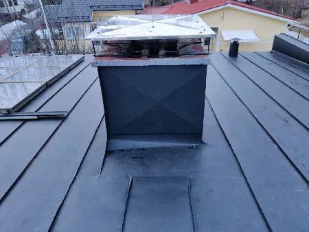 Piipunpellitys hyvin toteutetulla vedenohjauksella